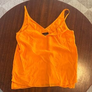 Topshop PETITE Vibrant Orange Camisole